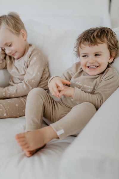 Pyjama-Set "moon and back" sand
