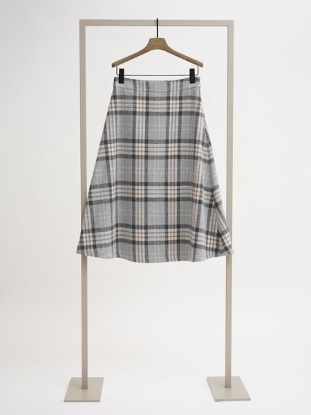 Karierter Rock aluminium multi