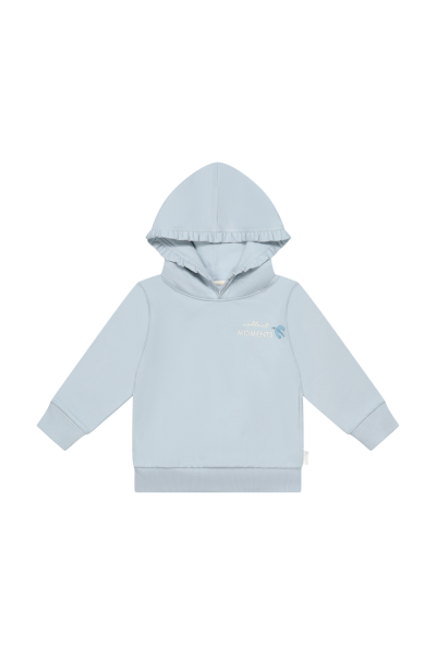 Oversized Hoodie "collect moments" hellblau