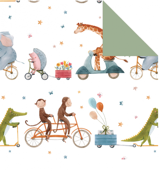 Geschenkpapier Animal Parade