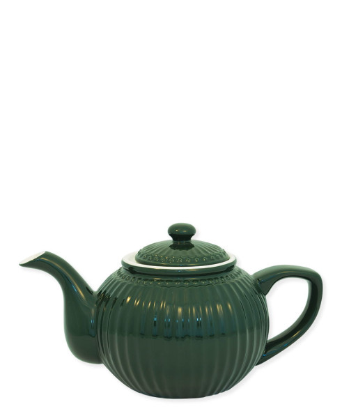 Teekanne dunkelgrün