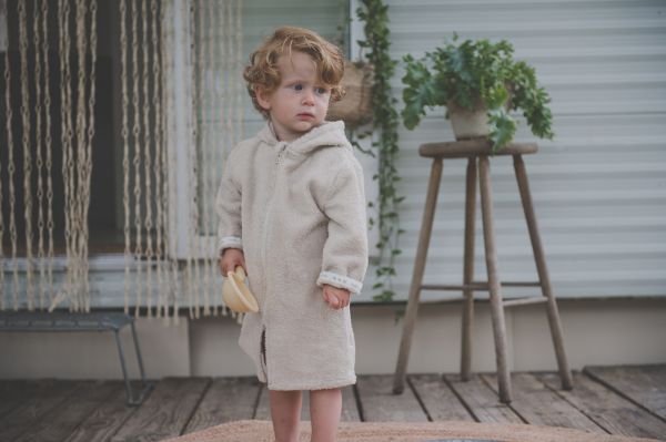 Bademantel mit Reißverschluss Dijon Daily